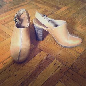 Madewell slingback clog heels
